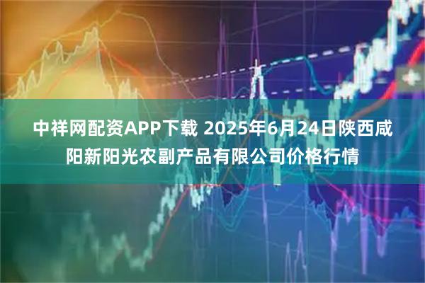 中祥网配资APP下载 2025年6月24日陕西咸阳新阳光农副产品有限公司价格行情