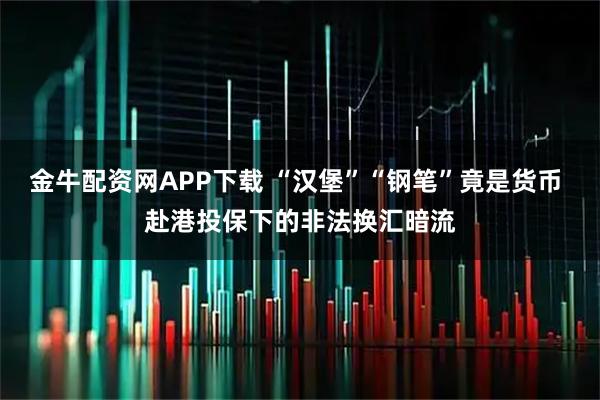 金牛配资网APP下载 “汉堡”“钢笔”竟是货币 赴港投保下的非法换汇暗流